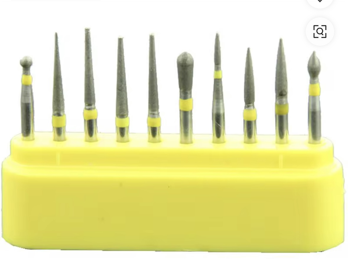 ceramic and composite polishing diamond burs kit