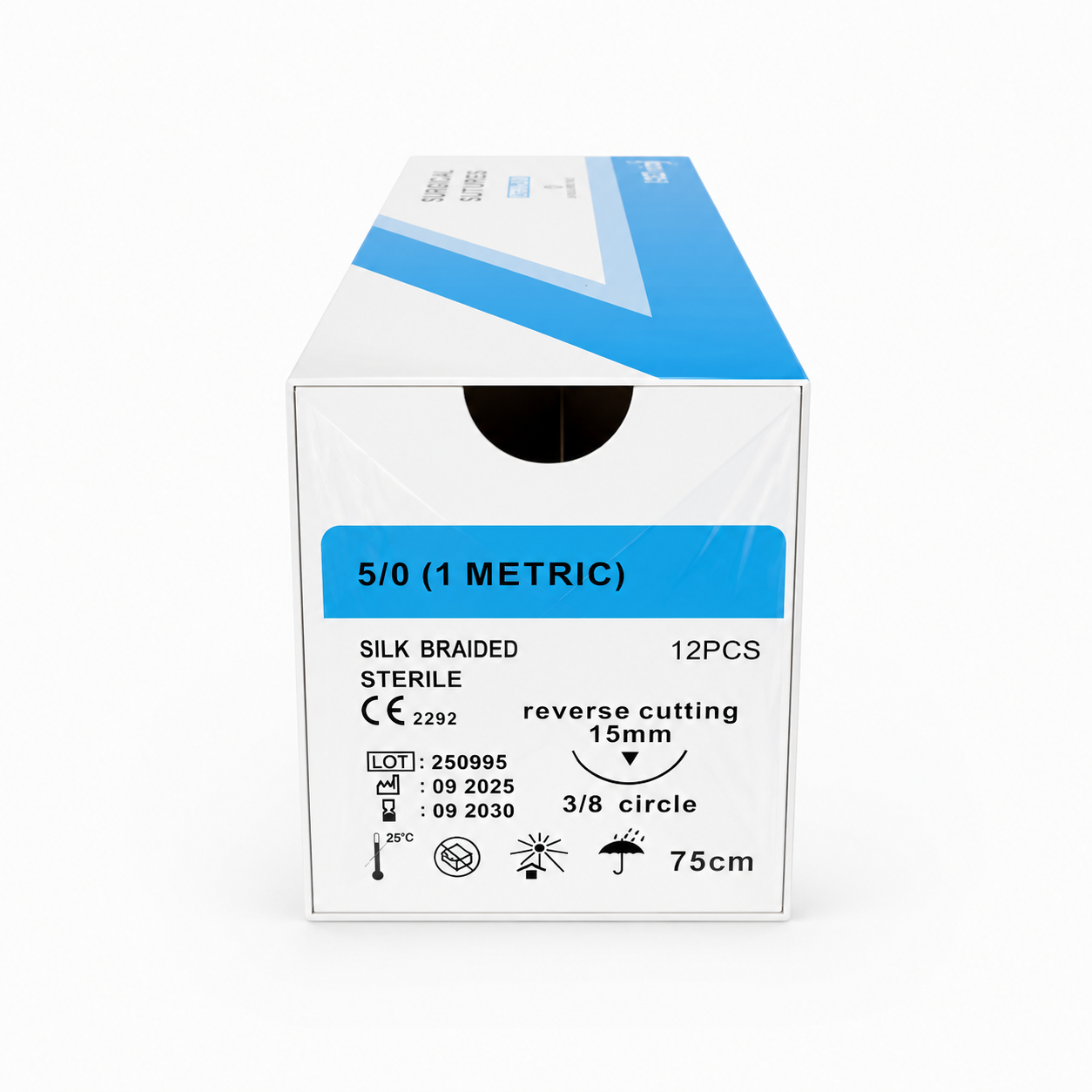 Silk suture 5-0