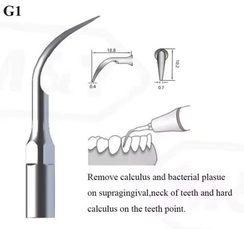 Dental Ultrasonic Scaler Endo Perio Scaling Tips (EMS compatible)