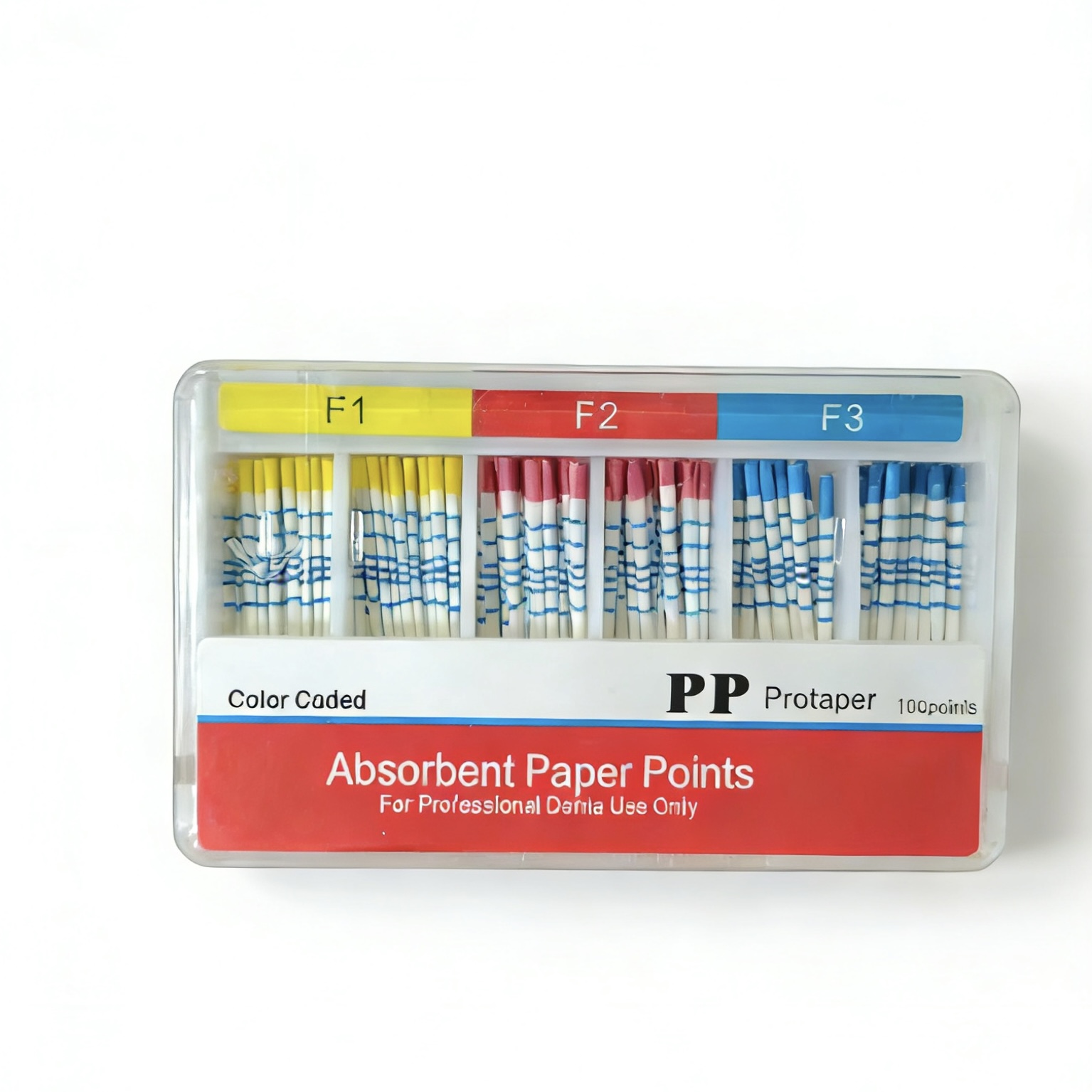 Absorbent paper points F Series